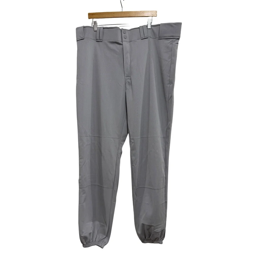 Rawlings Men's Adult 2X Large Gray Baseball Softball Pants RBBP350 New With Tags